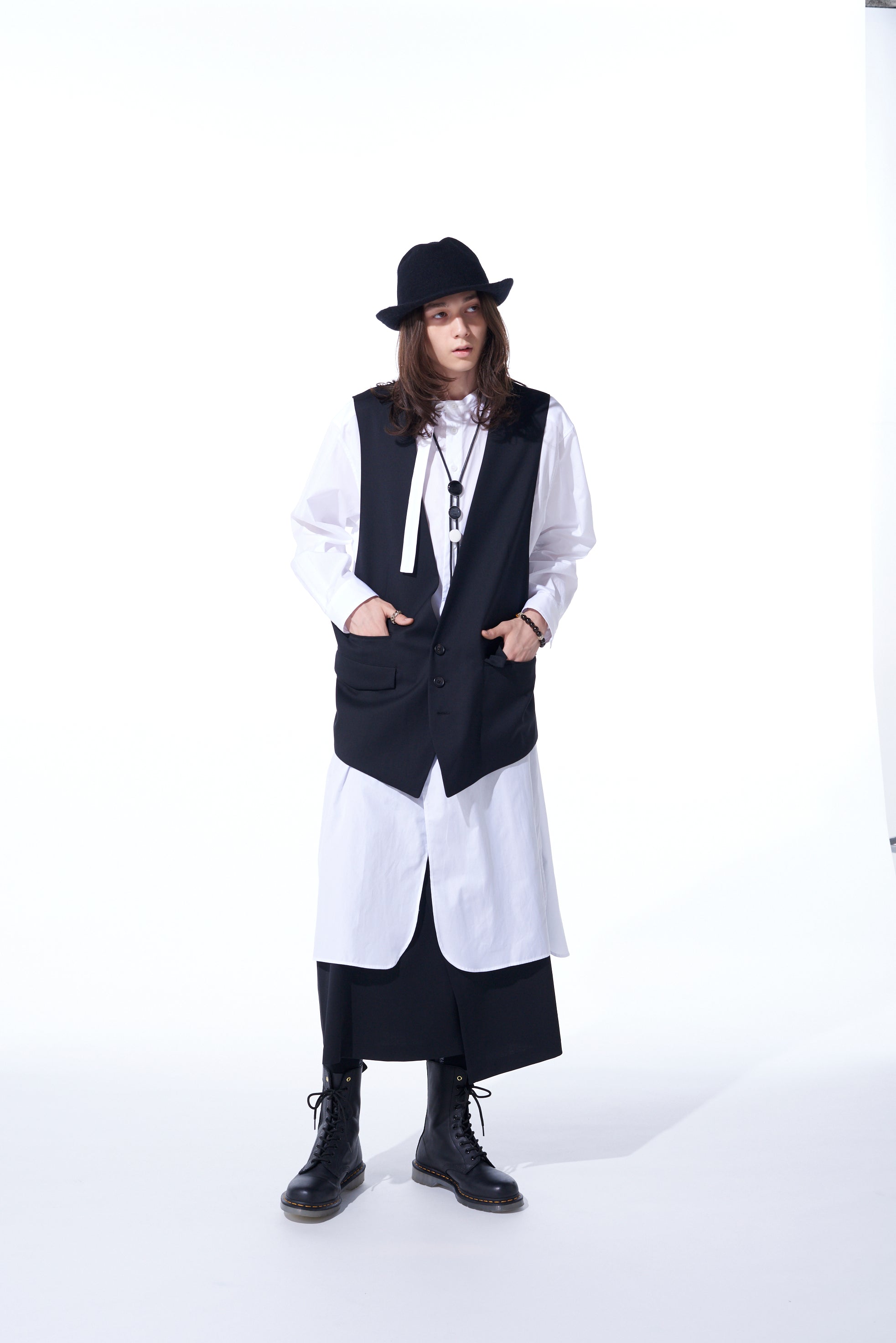 Premium Cotton Broadcloth Stand Collar Long Shirt with Rounded Hem - Classic Casual Wear for Men & Women | Perfect for Office, Dating & Everyday Outfits
