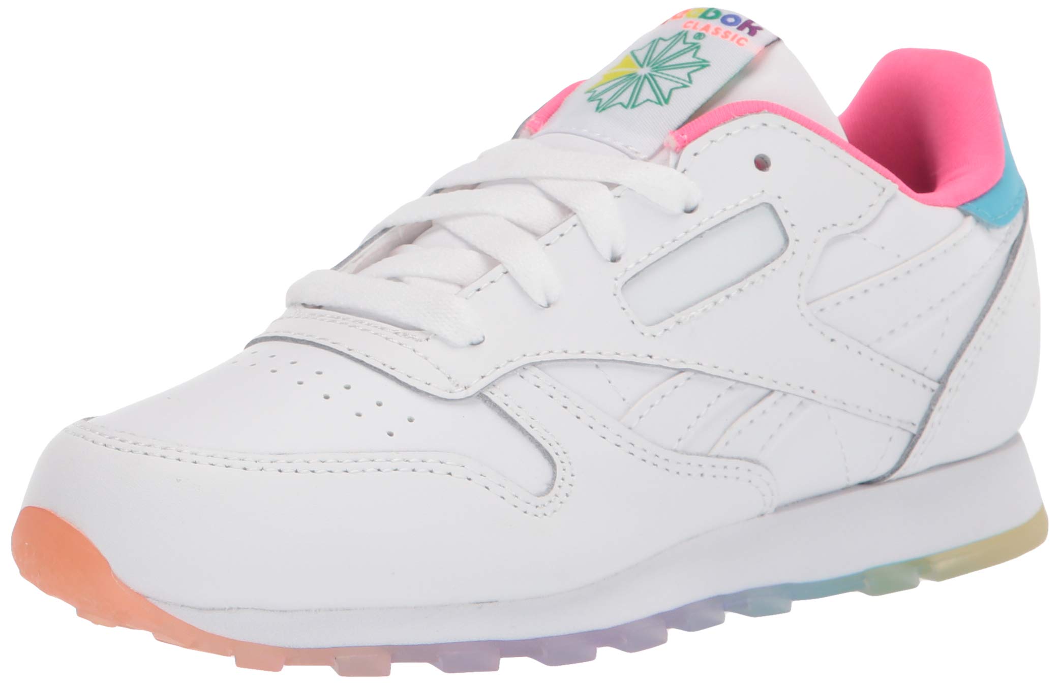 Reebok Classic Leather Sneakers for Kids - Unisex Casual Shoes for Boys & Girls - Perfect for School, Play & Everyday Wear