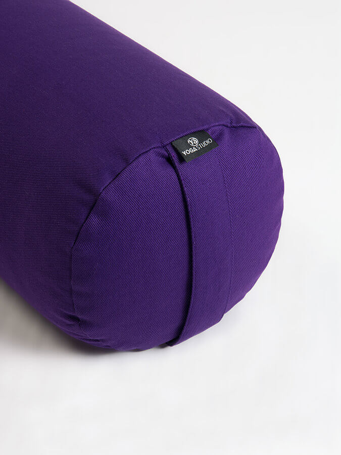 Organic Cotton Buckwheat Meditation Bolster Cushion for Yoga & Zen Relaxation - Perfect for Yoga Studios, Home Meditation & Stress Relief