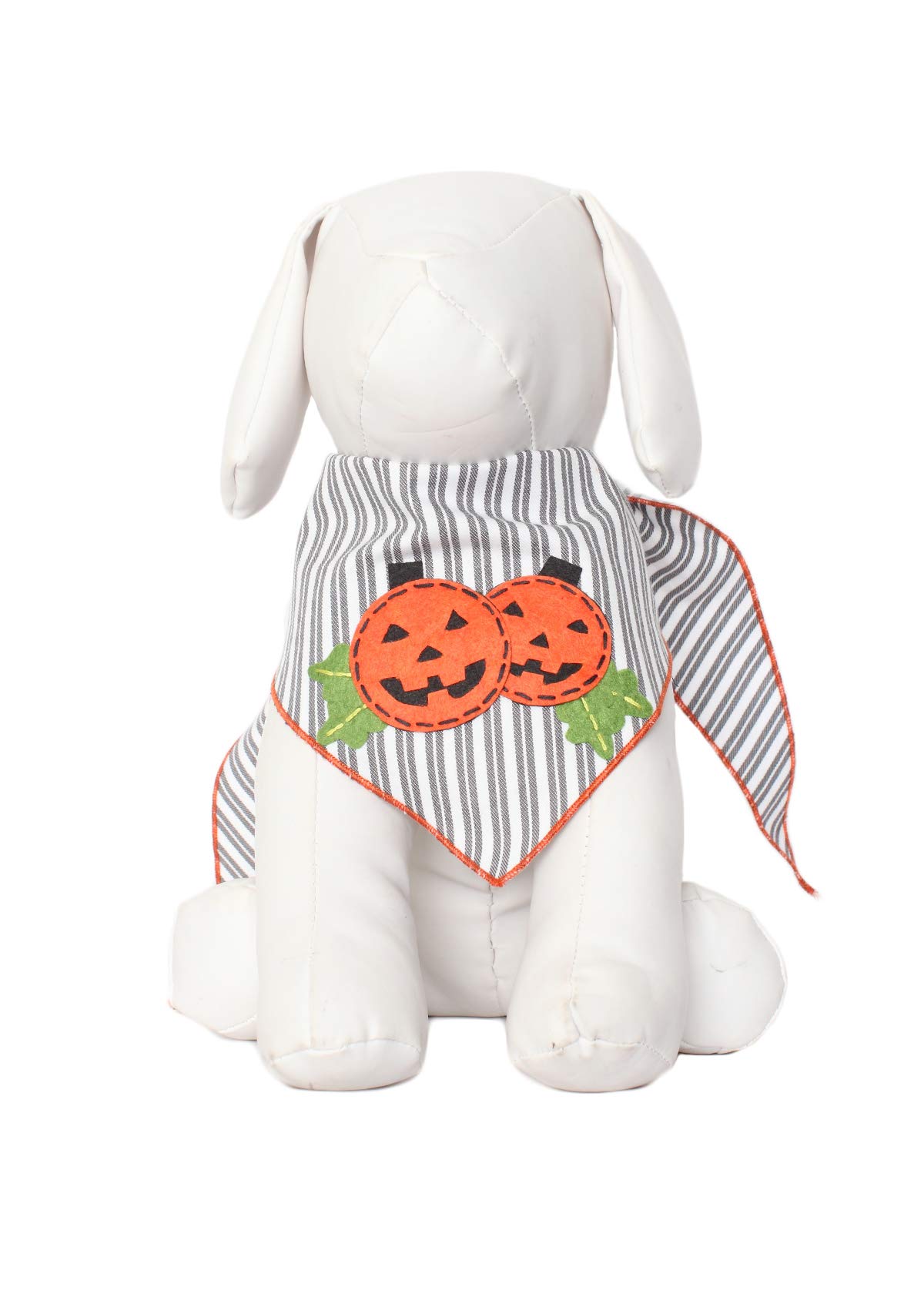 Halloween Dog Bandanas for Medium to Large Dogs - Cute Pumpkin Design, 100% Cotton Pet Bandana for Halloween Costume, Party & Photo Props