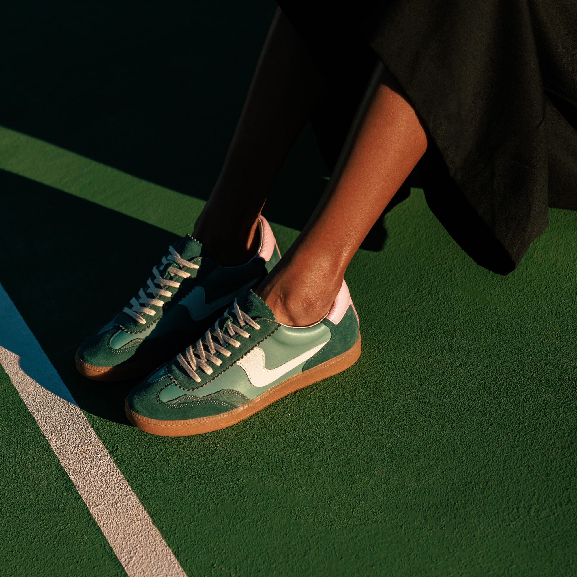 Green Suede Notice Sneakers - Stylish & Comfortable Casual Shoes for Men & Women | Perfect for Walking, Running & Everyday Wear
