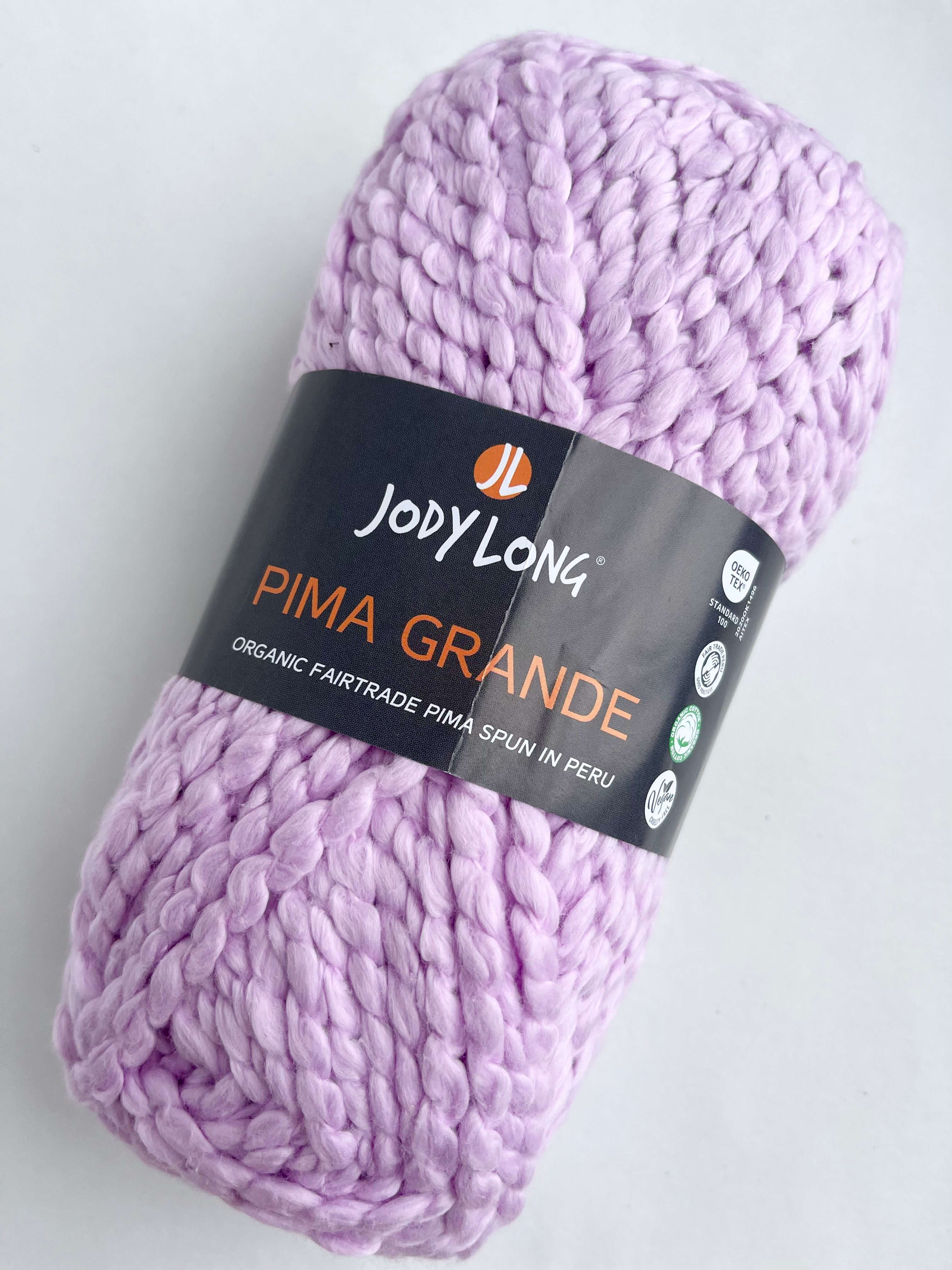 Premium Pima Grande Yarn by Jody Long - Ultra-Soft 100% Cotton Knitting & Crochet Yarn for Baby Blankets, Scarves & Sweaters - Perfect for DIY Crafts & Handmade Gifts