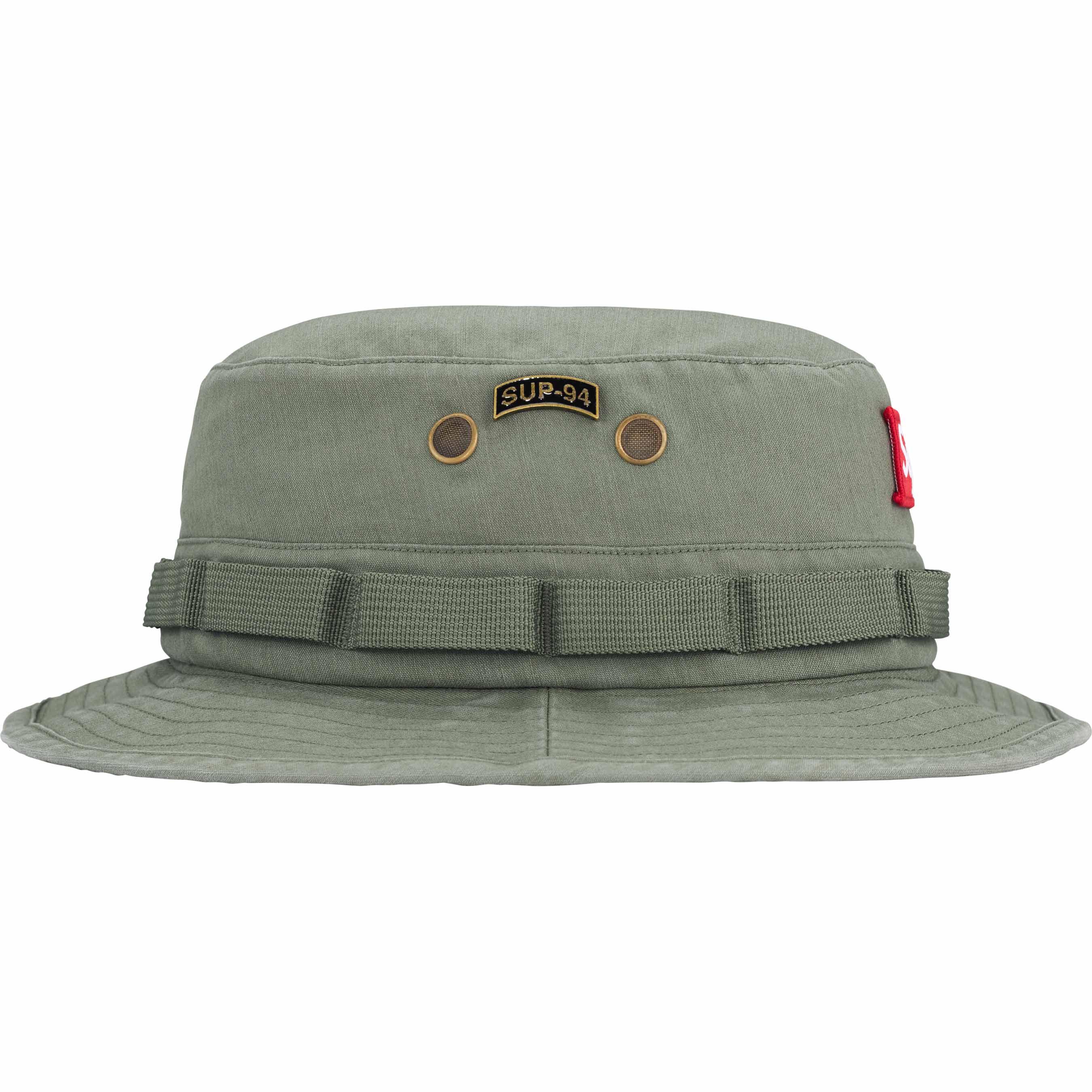 Supreme FW24 Military Boonie Hat in Olive Green - Waterproof Sun Hat for Outdoor Hiking, Camping & Fishing