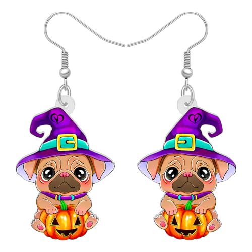 Halloween Witch Hat Pug B