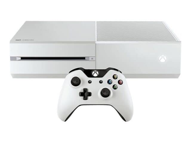Refurbished Xbox One 500GB White Gaming Console - Certified Renewed with Warranty | Perfect for Home Entertainment & Multiplayer Gaming