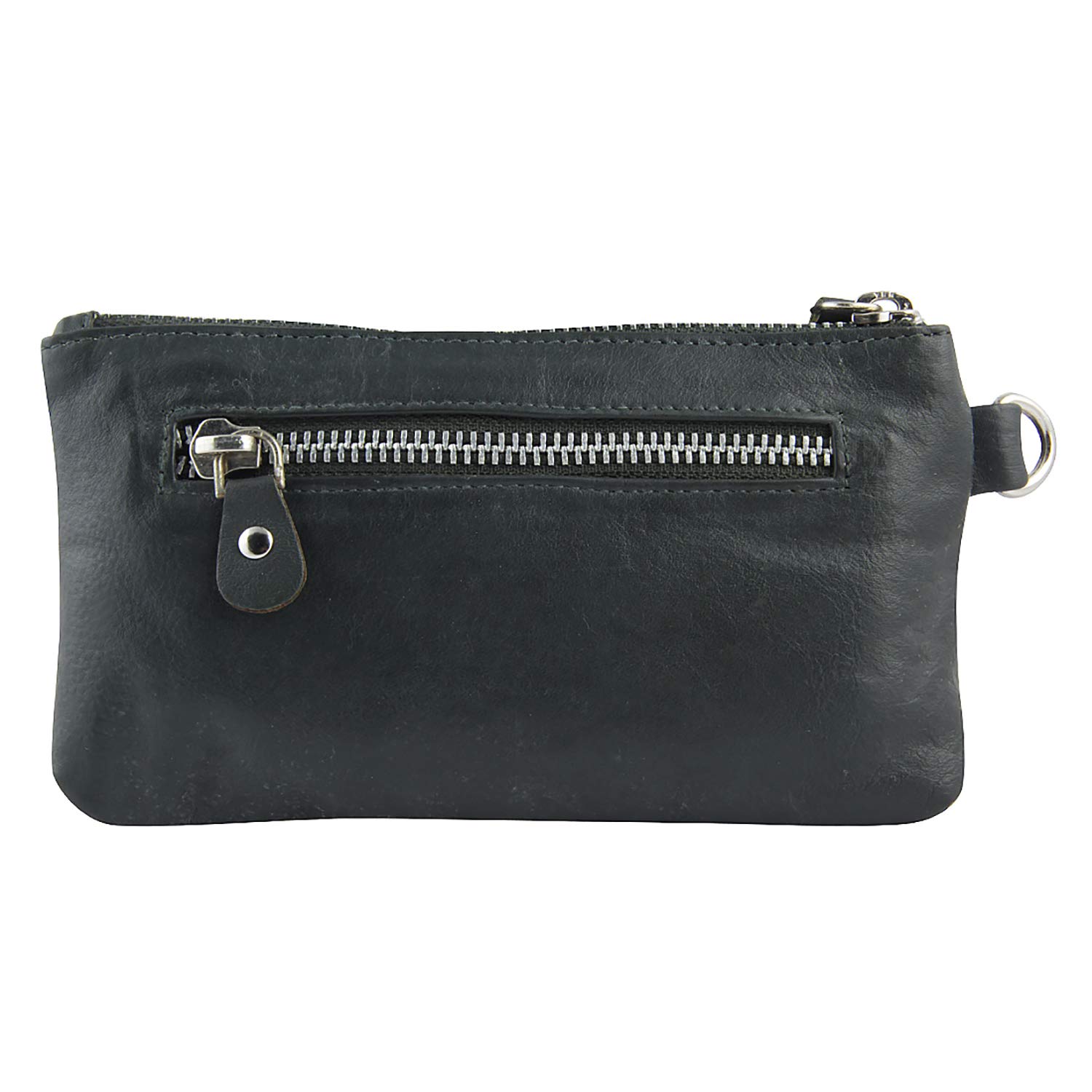 Genuine Leather Women's Wallet with Zipper - KARA Olive Hand Purse & Clutch for Ladies | Perfect for Everyday Use, Travel & Special Occasions