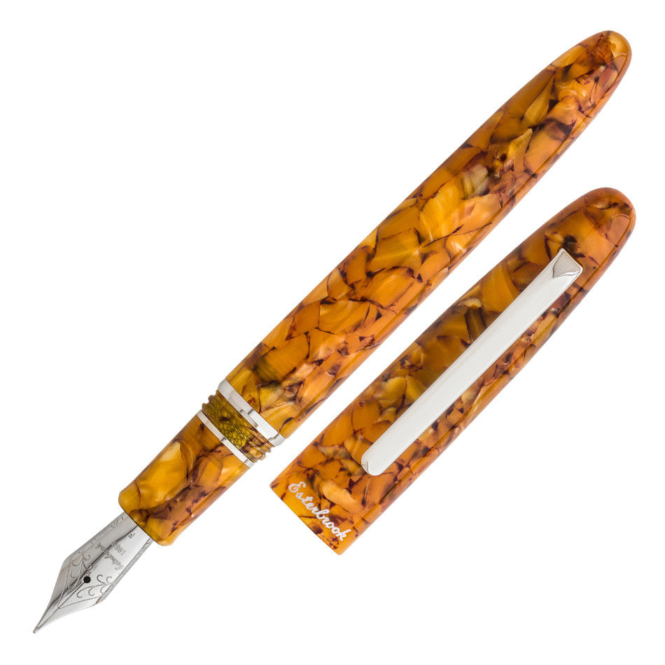 Esterbrook Estie Fountain Pen - Honeycomb Design with Chrome Trim - Premium Writing Instrument for Calligraphy, Journaling & Gifts