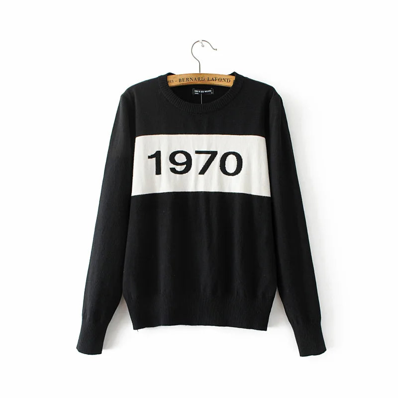 Stylish Women's Long Sleeve Pullover Sweater - Cozy Knit Winter Top for Casual Wear & Office Outfits