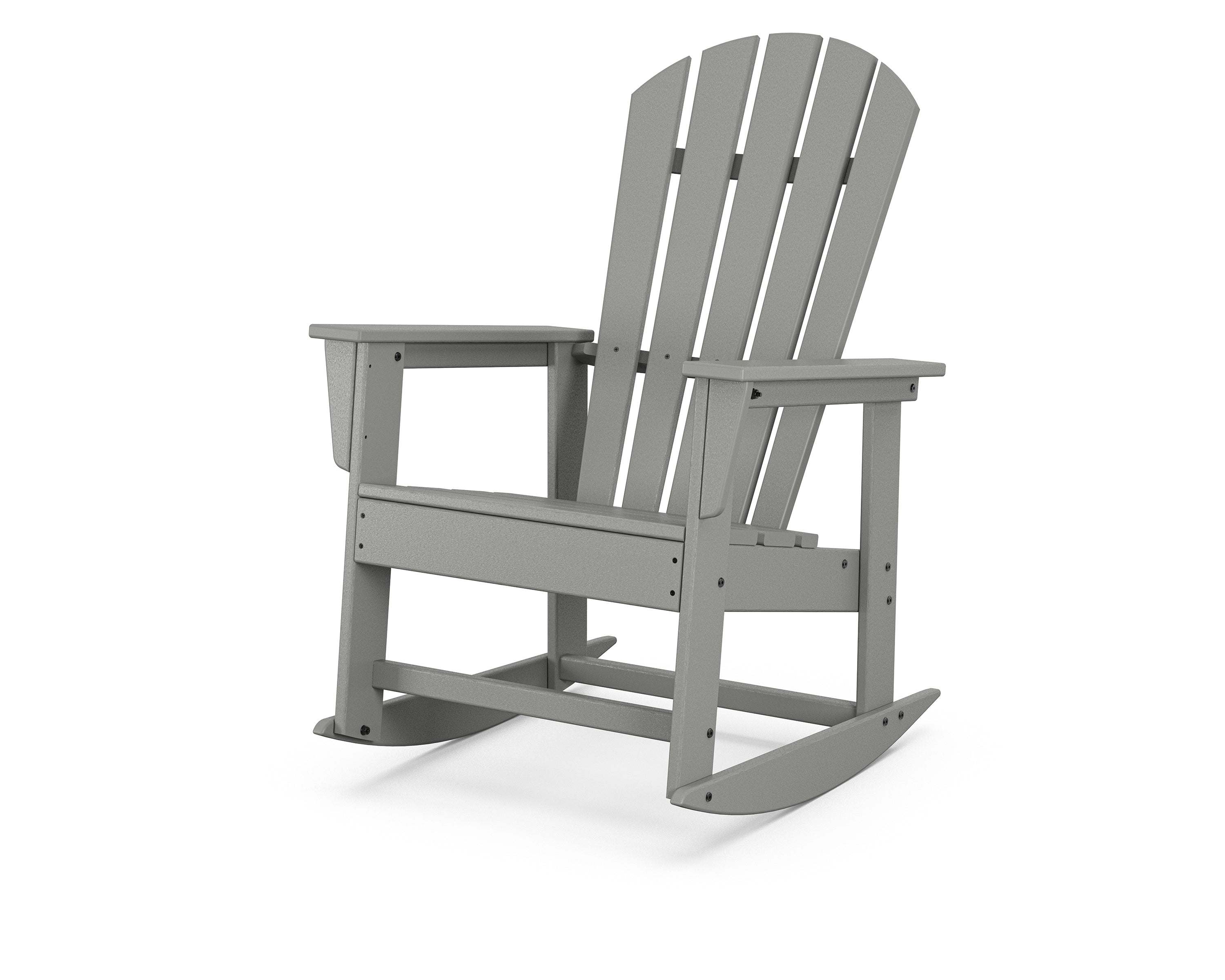 POLYWOOD South Beach Rocker - Durable Outdoor Rocking Chair for Patio, Garden, Poolside - All-Weather Resin Wicker Furniture - Perfect for Relaxing & Lounging
