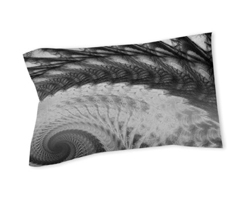 Manual Woodworkers & Weavers King Size Helix Pillow Sham - Premium Cotton Decorative Pillow Cover for Bedroom & Living Room Decor