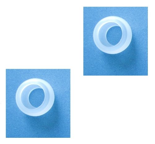 2pcs Small Size Ear Gels Replacement for Motorola Elite Sliver HZ750 HZ-750 Wireless Headset - Soft Comfortable Ear Tips for Noise Isolation (Perfect for Office Calls, Driving & Online Meetings)