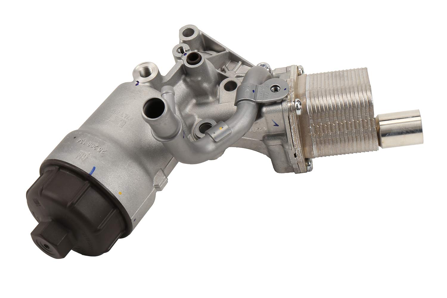 ACDelco GM Genuine Parts 25200134 Engine Oil Cooler & Oil Filter Assembly Replacement for GM Vehicles - Perfect for Engine Maintenance & Cooling System Repair