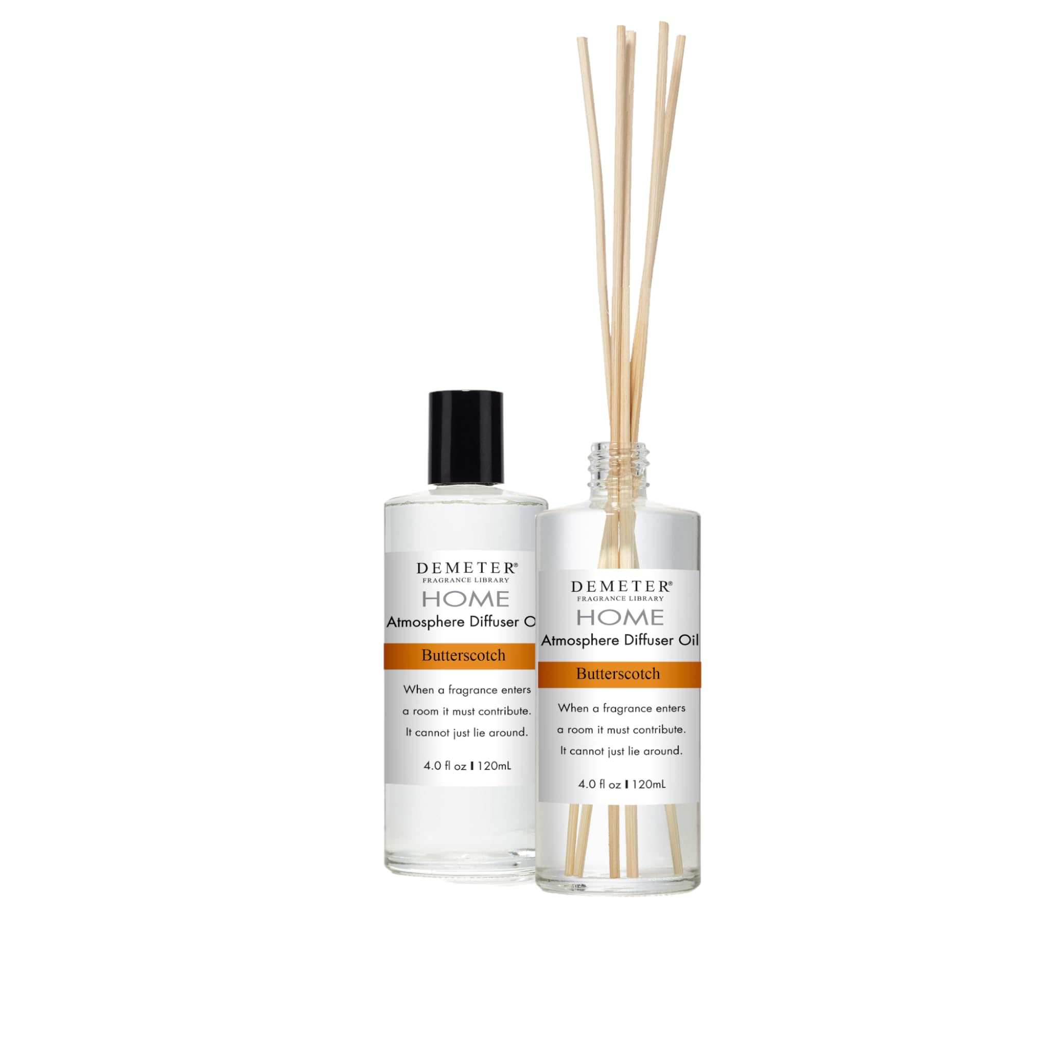 Demeter Fragrance Library 4 oz Butterscotch Scented Diffuser Oil - Long-Lasting Home Aromatherapy for Living Room, Bedroom & Office