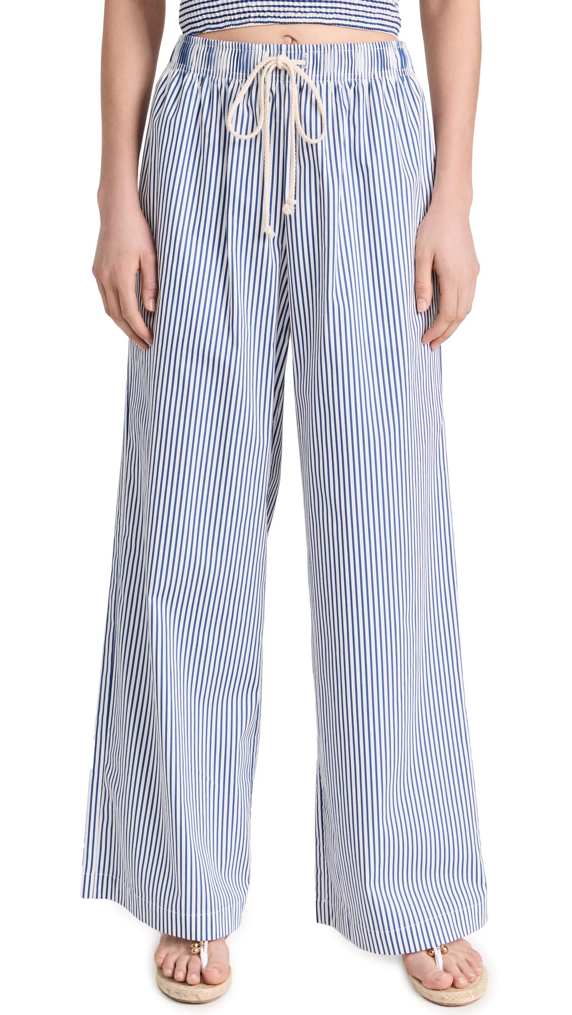 DONNI Women's Pop Pants - Stylish High Waisted Wide Leg Trousers for Casual & Office Wear | Comfortable Stretch Fabric for Everyday Outfits & Work Attire