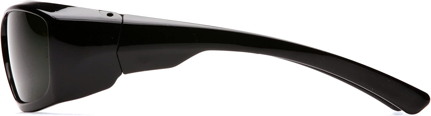 Pyramex Safety Shade 3.0 Safety Glasses - Black Frame with Scratch Resistant 3.0 IR Filter Lens (SB7960SF) - Perfect for Welding, Construction & Industrial Work Protection