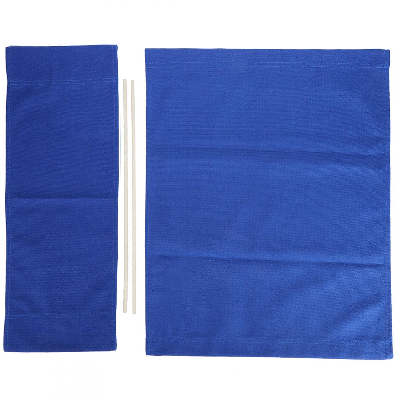 Estink Director Chair Cover Replacement Set - 1 Seat & Back Cover with Stick Accessories for Home, Office, Movie Set (Blue) | Durable Fabric for Indoor & Outdoor Use