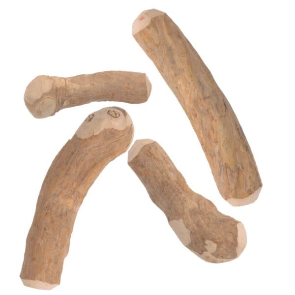 Durable Mighty Wood Chew Toys for Dogs - Natural Teething & Stress Relief for Puppies & Adult Dogs - Perfect for Indoor & Outdoor Playtime