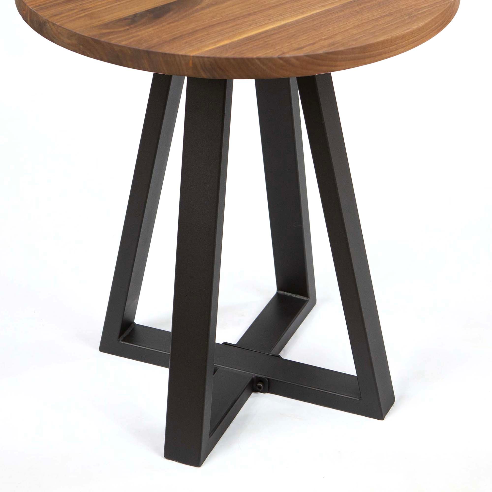 Pyramid Shaped Side Table Base - SS2260 - Modern & Sturdy End Table Legs for Living Room, Bedroom, or Patio Furniture