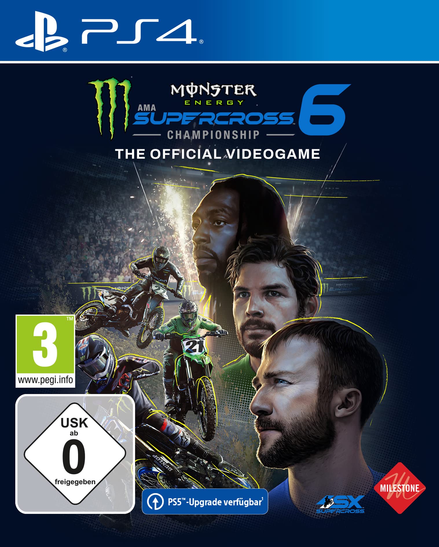 Monster Energy Supercross 6 - Official PS4 Game | High-Octane Motocross Racing | Perfect for Gaming Nights & Esports Competitions