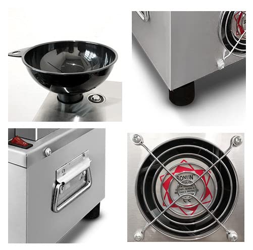 Commercial Electric Garlic Peeler Machine 110V - Stainless Steel Garlic Peeling Tool for Restaurants, BBQ Shops, Hotels & Catering - US Plug (Perfect for Bulk Food Prep & Commercial Kitchens)