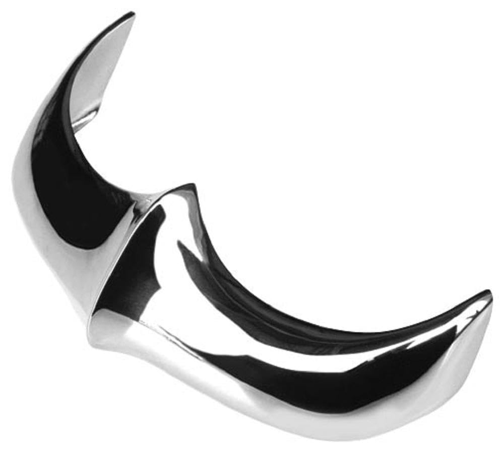 2004-2010 Kawasaki VN2000/Classic Chrome Front Fender Tip - 2-Piece Motorcycle Accessory by National Cycle - Perfect for Customization & Road Protection