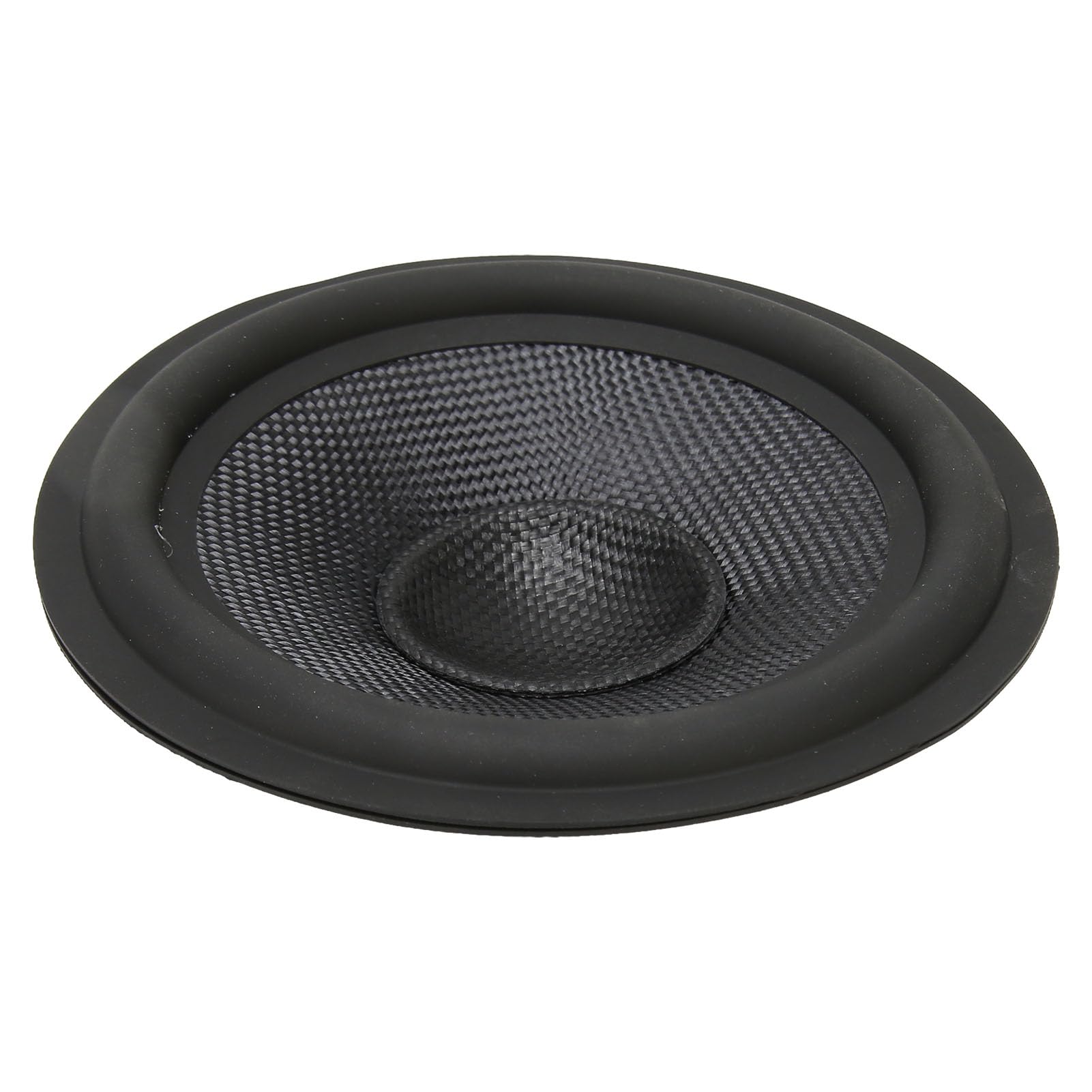 6 Inch Paper Speaker Cone with 1 Inch Inner Diameter - Subwoofer Cone Drum Paper with Rubber Surround & 2 Paper Caps for DIY Speaker Repair and Audio Projects | Perfect for Home Theater, Car Audio, and Professional Sound Systems