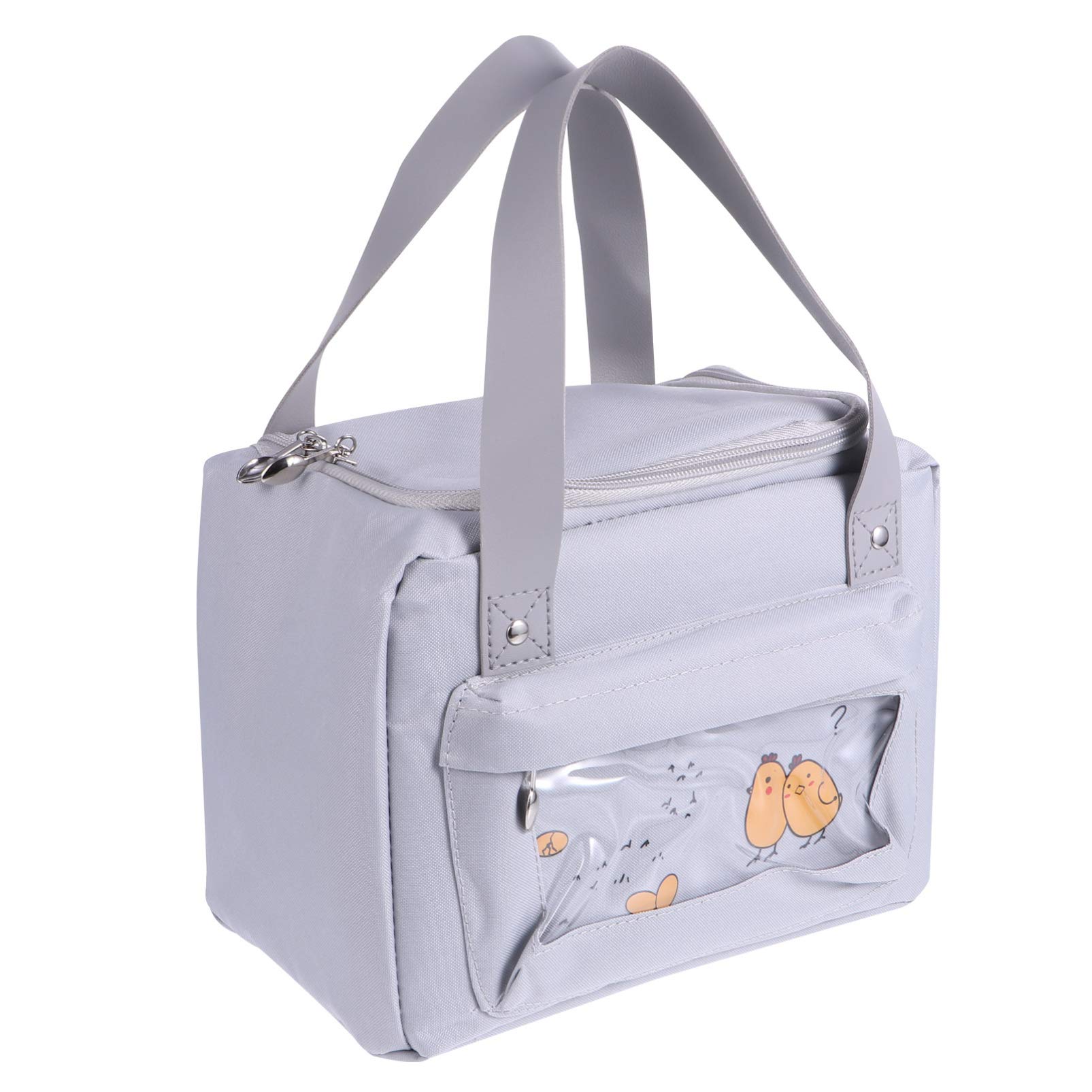 ABOOFAN Women's Insulated Lunch Bag - Double Layer Aluminum Bento Box Tote for Beach, Picnic & Outdoor Activities | Portable & Stylish Lunch Carrier for Work, School & Travel
