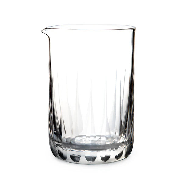 Professional Cocktail Mixing Glass with Seamless Tapered Base - Premium Bar Tool for Mixologists & Home Bartenders - Perfect for Crafting Martinis, Manhattans & Classic Cocktails