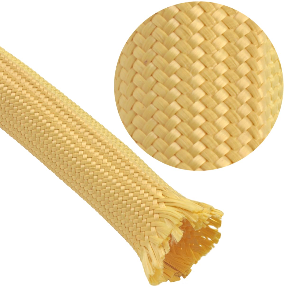 Aramid Fiber Braided Sleeving 1.25