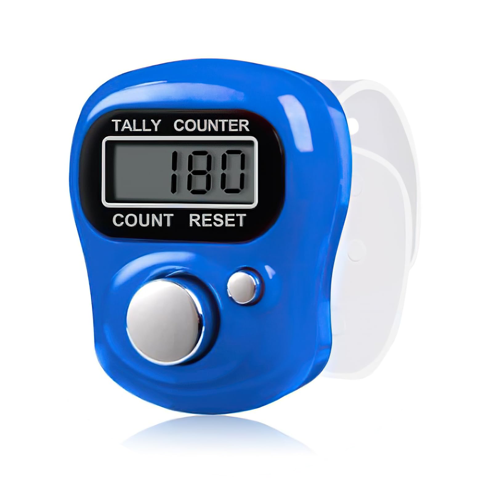 Digital Sports Stopwatch Timer with Resettable 5-Digit LCD Display - Electric Hand Tally Counter for Running, Workouts, Praying, Walking & Fitness Tracking