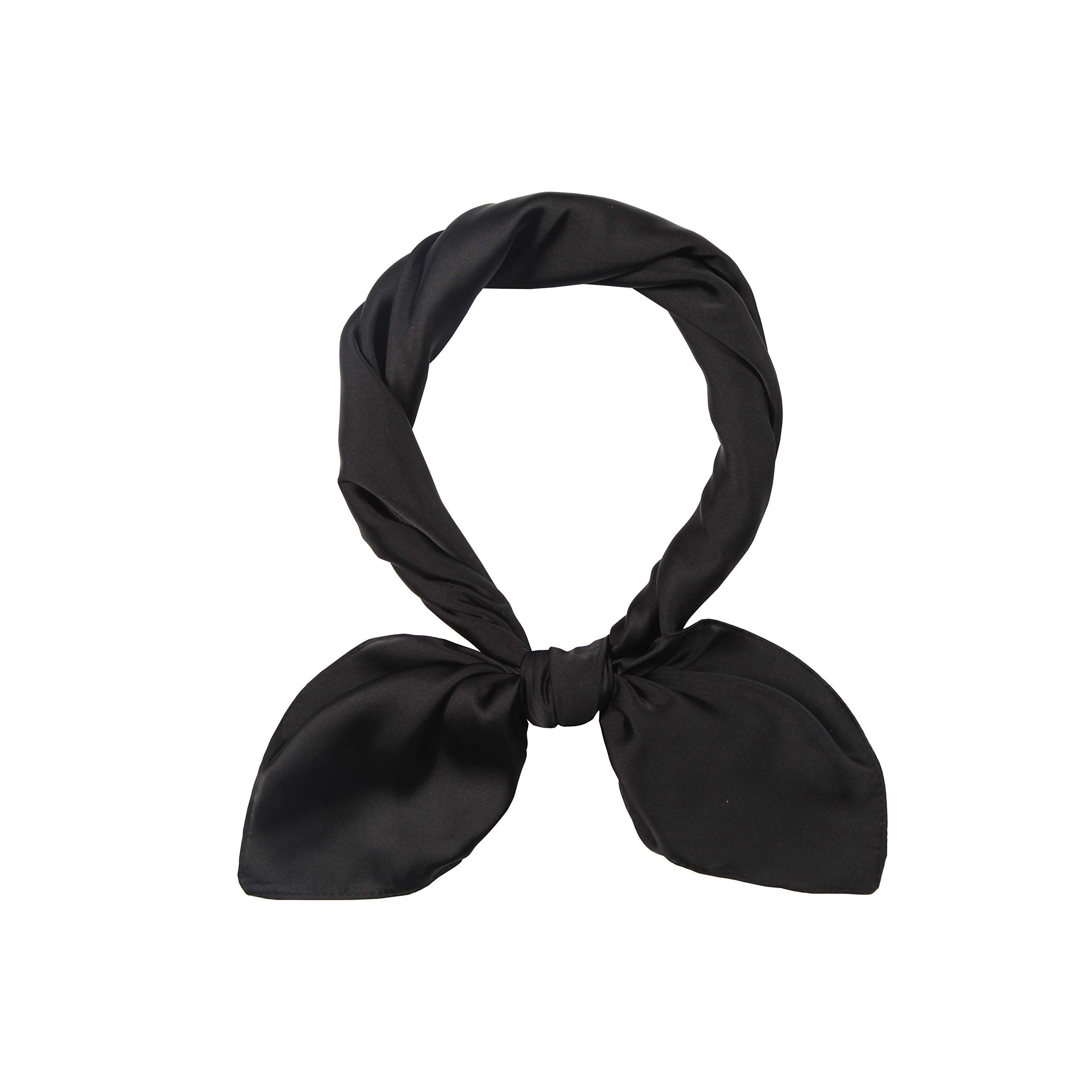 MEANBEAUTY Square Silk-Like Head Scarf for Women - 27.5 Inch Satin Bandana, Head Wrap & Neck Scarf - Perfect for Fashion Accessories, Hair Protection & Outdoor Activities