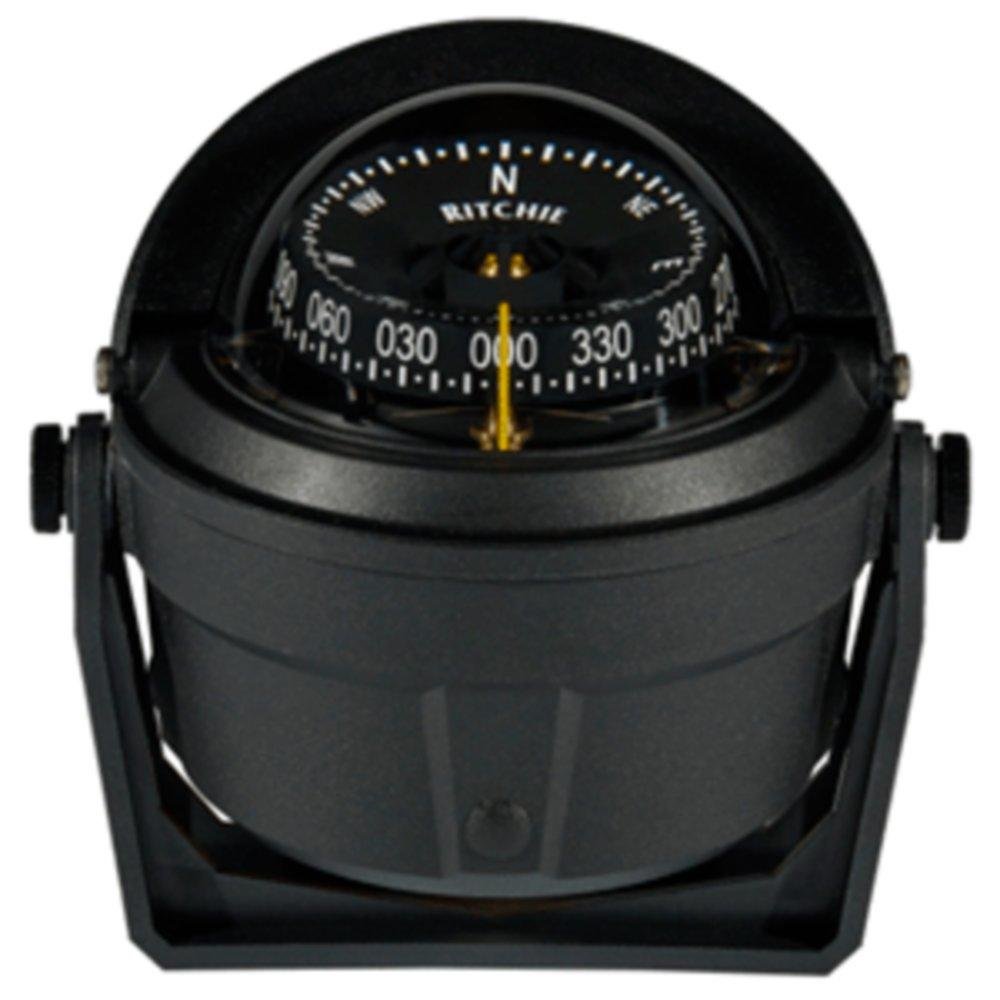 Ritchie B-81-WM Voyager Bracket Mount Marine Compass - Wheelmark Approved for Lifeboat & Rescue Boat Use | Waterproof Navigation Tool for Boating, Sailing & Emergency Situations | Outdoor & Marine Safety Equipment