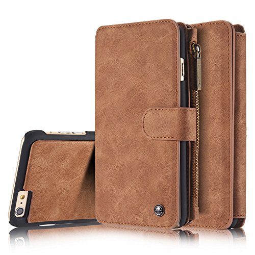 Premium PU Leather Magnetic Detachable Wallet Case for iPhone 11 Pro Max 6.5