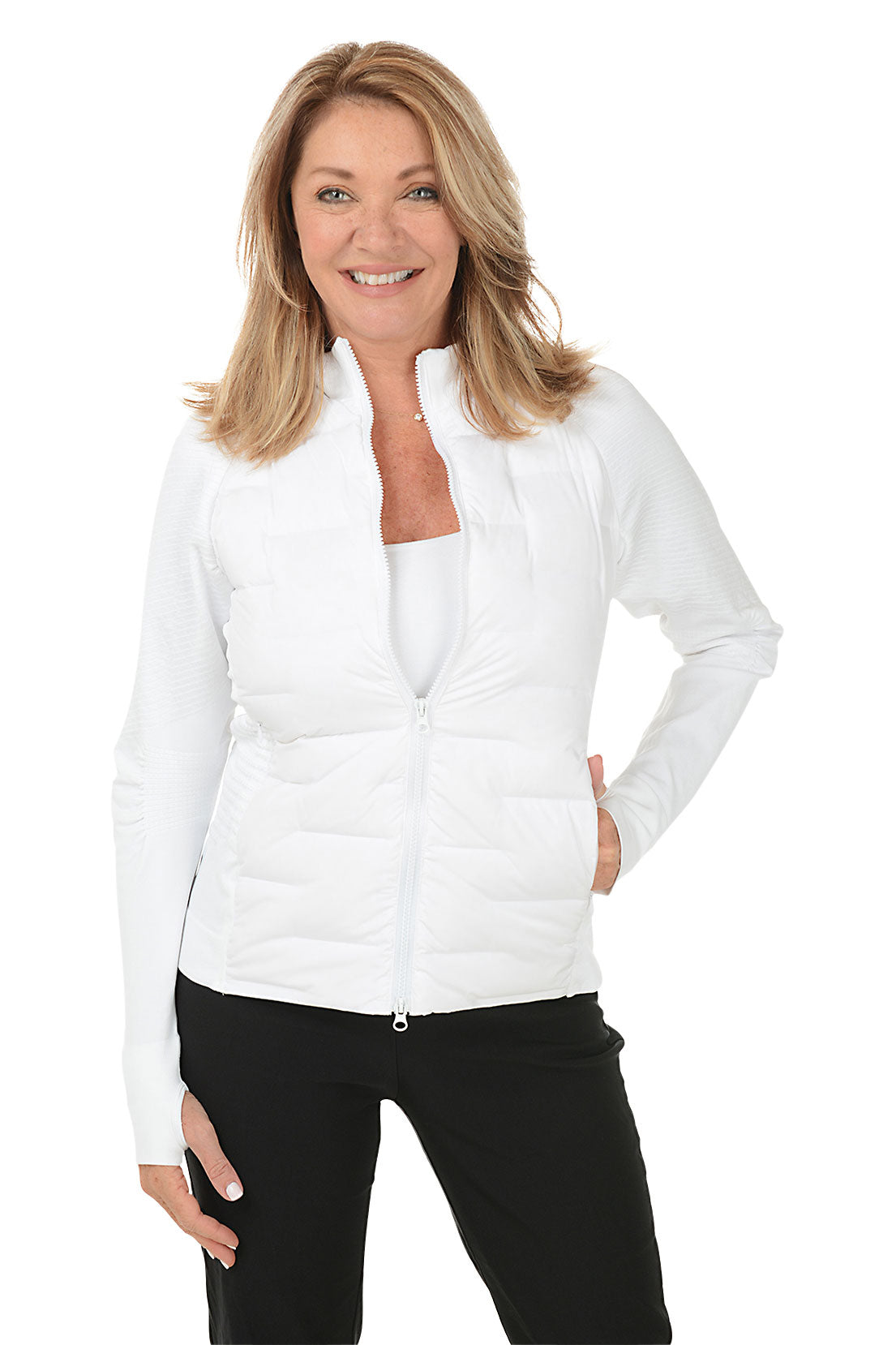 Hybrid Puffer Jacket for Men & Women - Lightweight Insulated Winter Coat with Water-Resistant Shell - Perfect for Outdoor Activities, Skiing, and Cold Weather