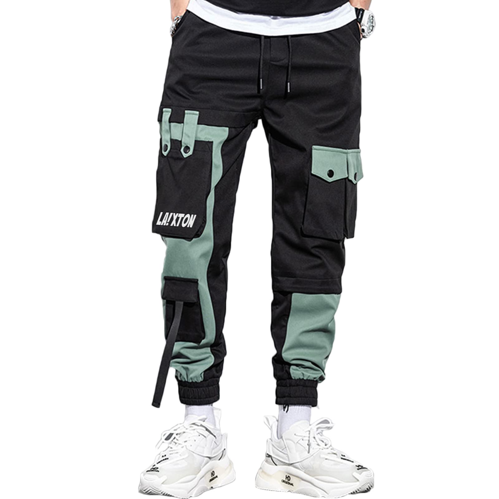 Men's Lightweight Jogger Pants - Unisex Techwear Cargo Pants for Running, Hip Hop & Outdoor Activities | Comfortable Casual Sweatpants for Gym, Streetwear & Everyday Wear