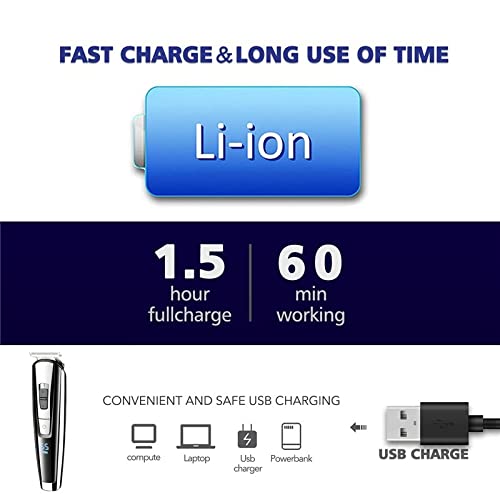 Men's Electric Razor & Beard Trimmer - All-in-One Waterproof Shaver for Face & Body Hair, 100-240V - Perfect for Travel, Home & Gym Use