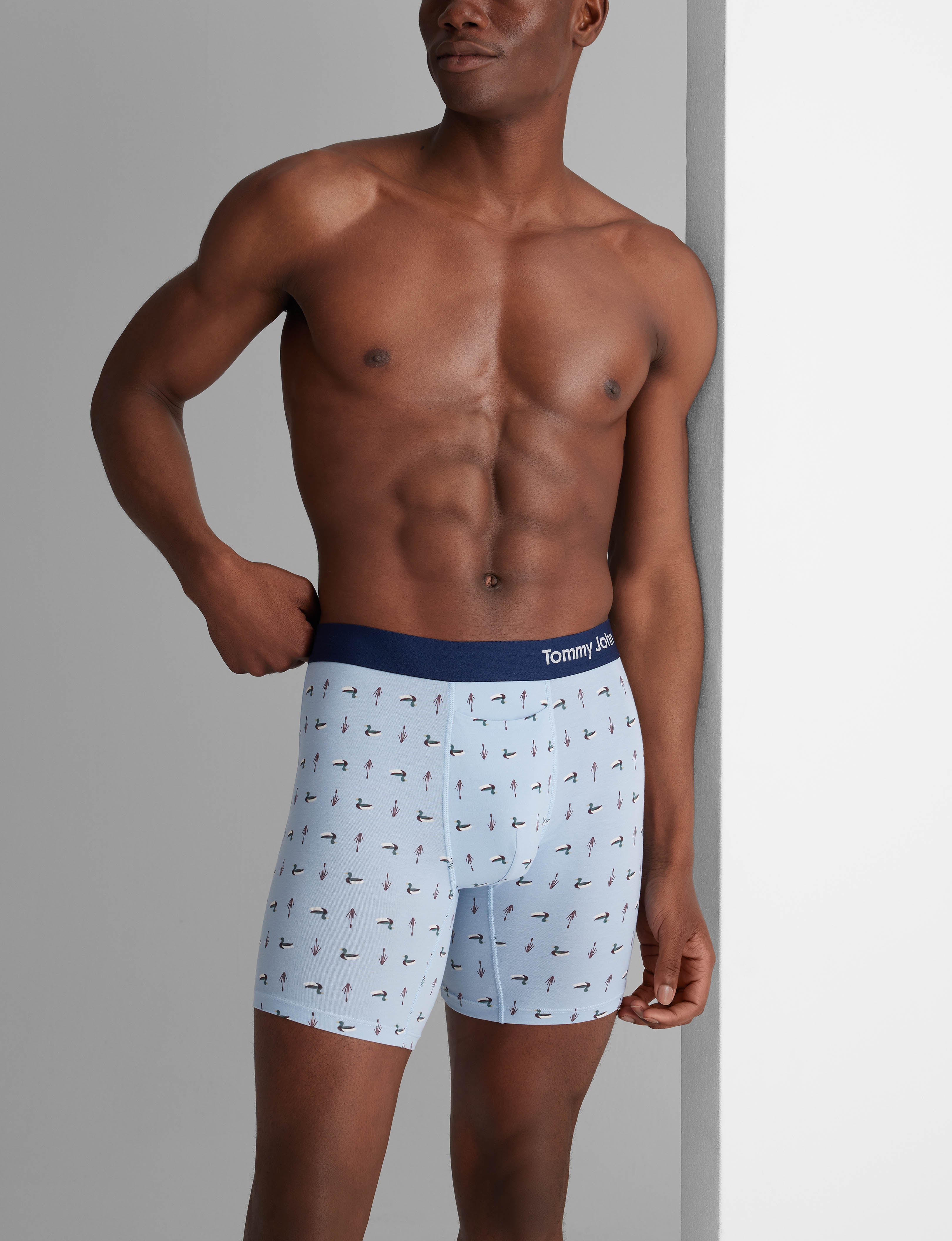 Breathable Cotton Mid-Length Boxer Briefs - 6 Pack for Men | Soft Comfort Underwear for Daily Wear, Workout & Sleep