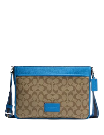 Coach District Crossbody Bag in Colorblock Signature Canvas - Stylish & Lightweight Purse for Women, Perfect for Daily Use, Travel & Shopping
