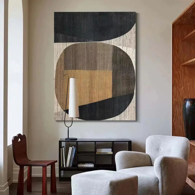 Abstract Tranquility Art Painting #WS011 - Modern Wall Decor for Living Room, Bedroom & Office - Calming Canvas Artwork for Home & Workspace