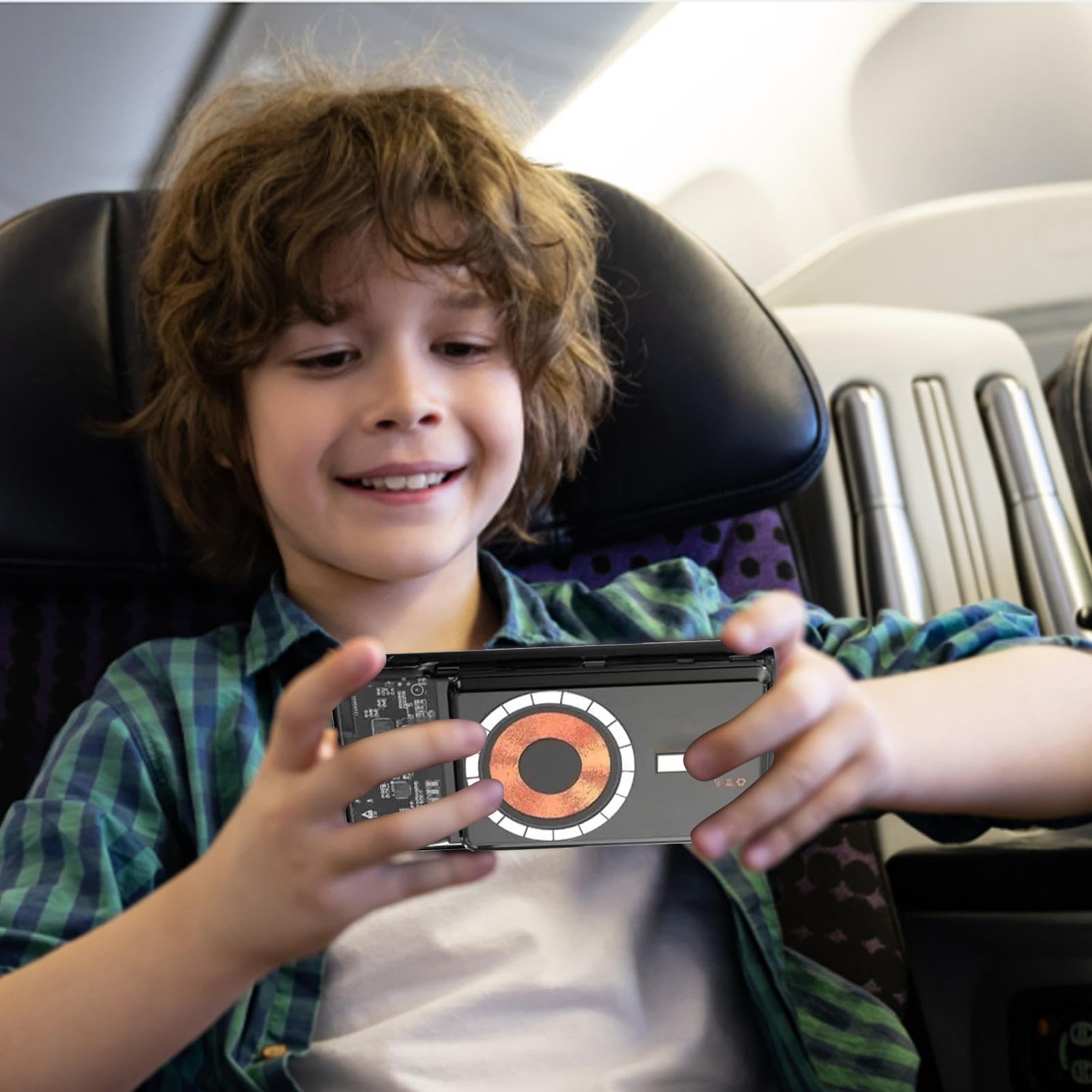 Portable Game Console with Built-in Power Bank | Fast Charging, Multi-functional & Stylish Handheld Gaming Device - Perfect for Travel, Commuting & Outdoor Gaming Entertainment