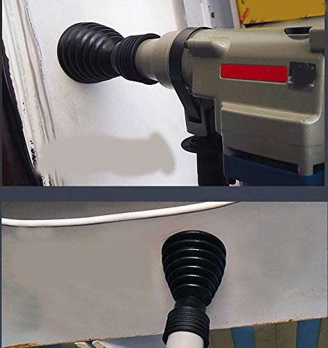 Chiloskit Rubber Drill Dust Collector Cover - Dustproof Electric Hammer Cover for Power Tools - Perfect for Woodworking, Construction, and DIY Projects