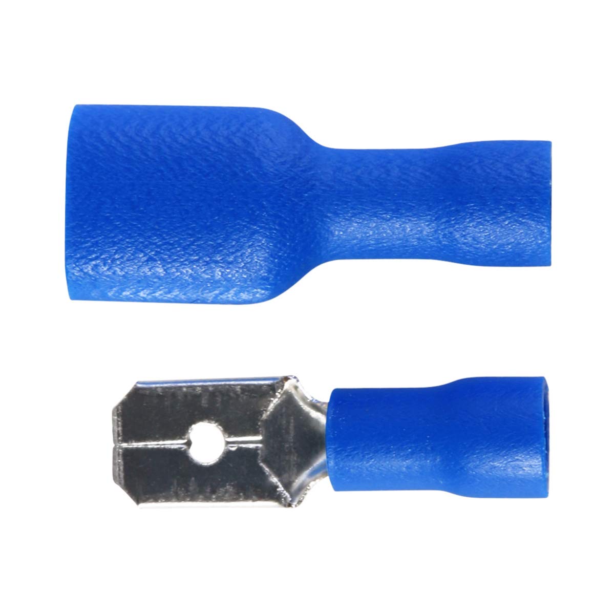ULTECHNOVO 100pcs Wire Crimp Connectors Set - Male & Female Insulated Spade, Quick Splice Terminal Kit for Automotive, Home & DIY Electrical Wiring Projects
