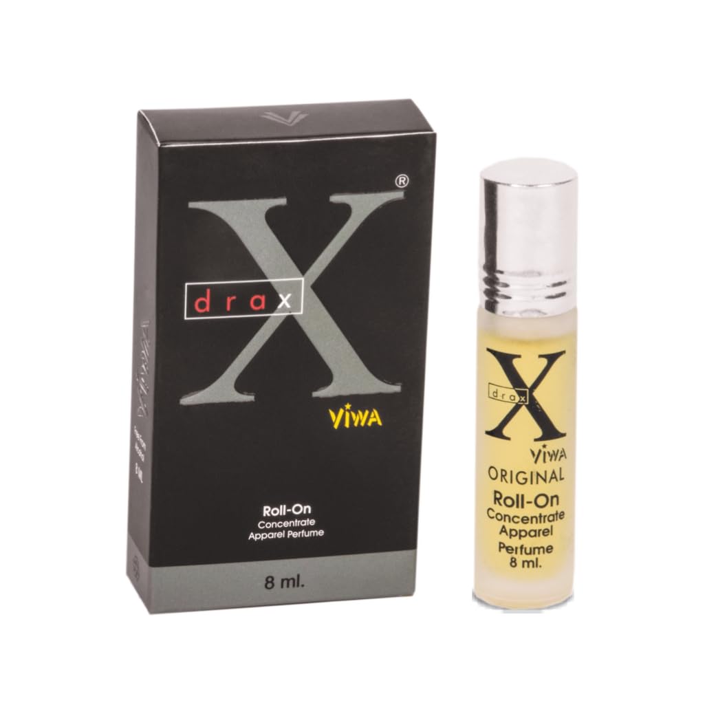 Premium VIWA Drax 8ml Roll-On Perfume Oil - Long Lasting Unisex Fragrance for Men & Women | Luxury Attar for Daily Wear, Special Occasions & Gifting