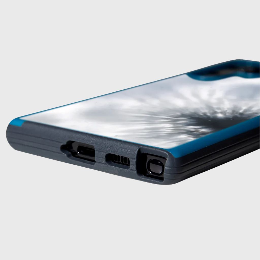 Samsung Galaxy S22 Ultra Case - Blue Tie Dye Design | Protective Phone Cover for Everyday Use & Outdoor Activities