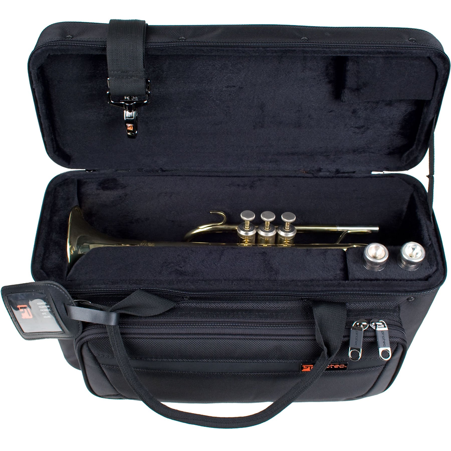 Protec Cornet PRO PAC PB312 Case - Durable Hard Shell Instrument Case for Trumpets & Cornets - Perfect for Musicians, Band Performances & Travel Protection