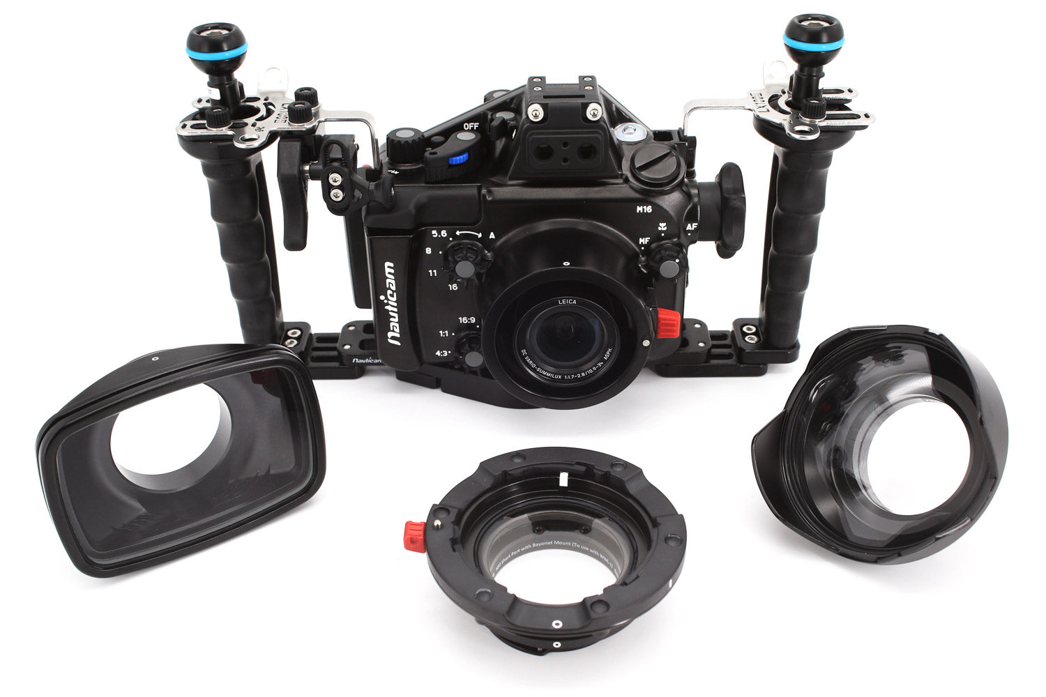 Waterproof Housing for Panasonic Lumix DMC-LX100 II Camera - Underwater Photography Case for Scuba Diving & Snorkeling