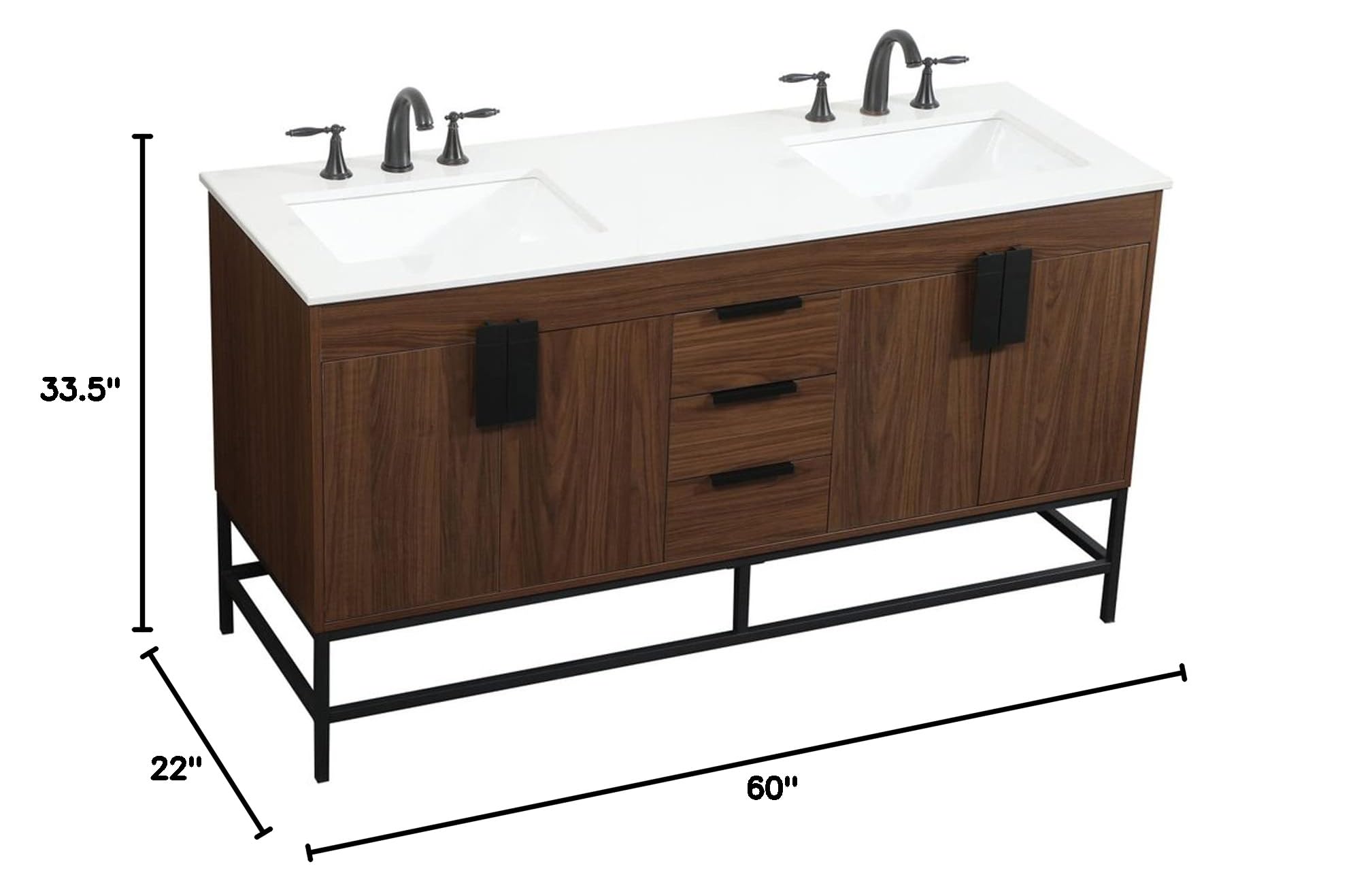 Modern 24-Inch Single Bathroom Vanity with Under Sink Storage Organizer - Elegant Blue Cabinet for Bathroom Decor & Organization | Perfect for Small Spaces, Apartments & Powder Rooms