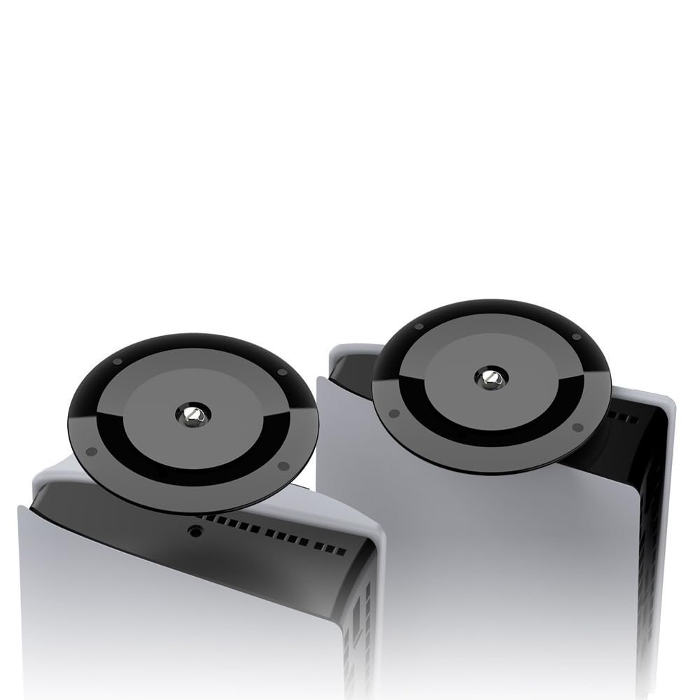 JOYSOG Vertical Stand for PS5 Slim Console - Compatible with Digital Edition & Disc Version, Base Stand with Screws & Accessories - Perfect for Gaming Setup & Space Saving