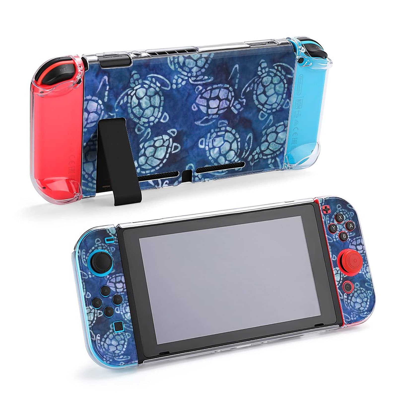 Sea Turtle Blue Protective Case Cover Compatible with Nintendo Switch - Durable Shell Design for Travel & Gaming On-The-Go