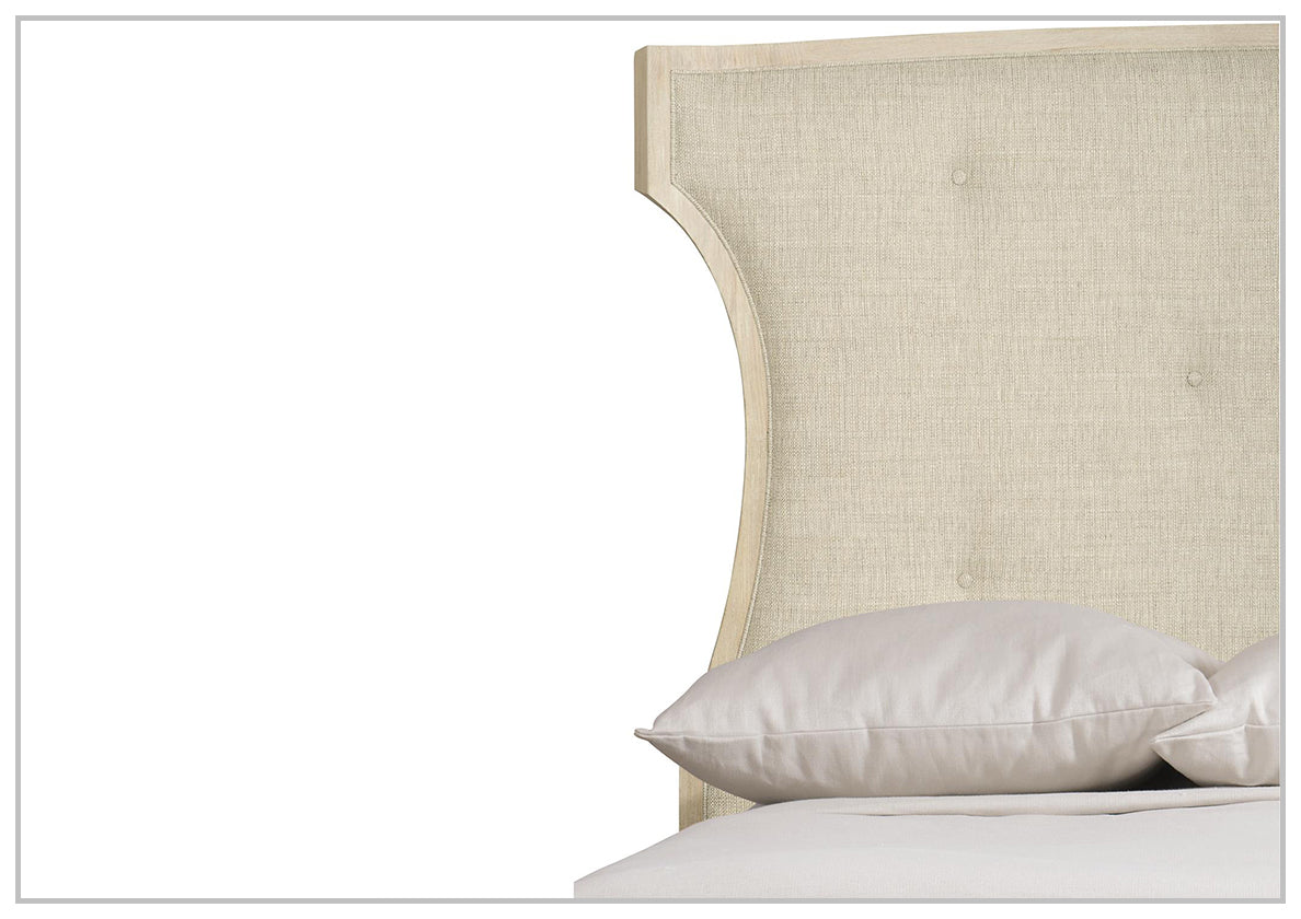 Bernhardt East Hampton Upholstered Panel Bed - Queen Size Upholstered Bed Frame with Button Tufted Headboard - Luxurious Bedroom Furniture for Master Bedroom & Guest Room
